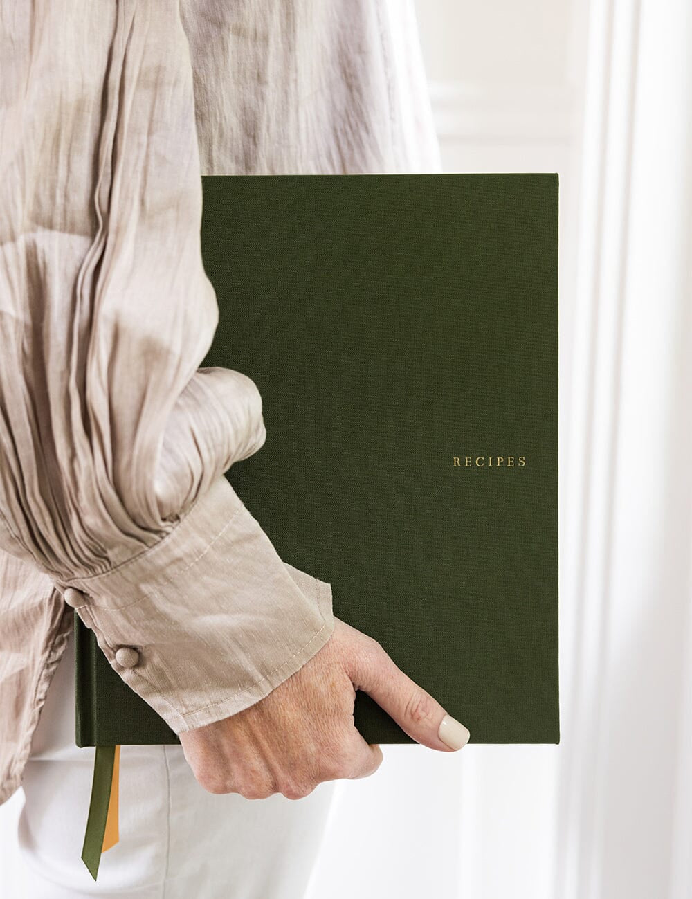 Heirloom Recipe Book Journal - Basil Green - Pure Apotheca