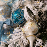 HIGH SHINE BLUE LEAF BAUBLE - Pure Apotheca