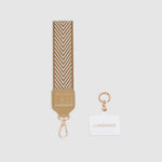 Iris Keyring with Phone Attachment Camel - Pure Apotheca