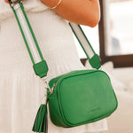Jacinta Metallic Green Crossbody Bag - Pure Apotheca