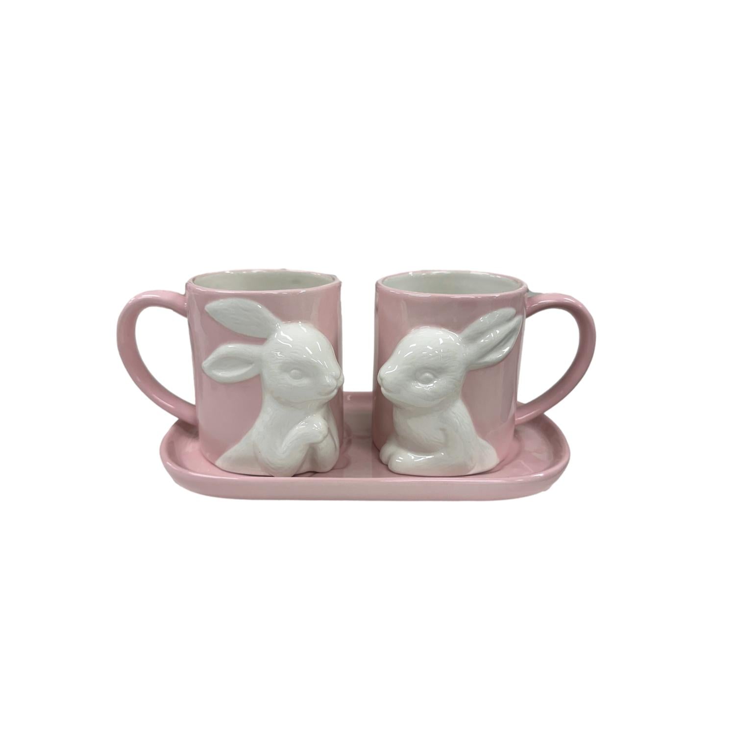 JASPER PINK BUNNIES EASTER MUG SET - Pure Apotheca