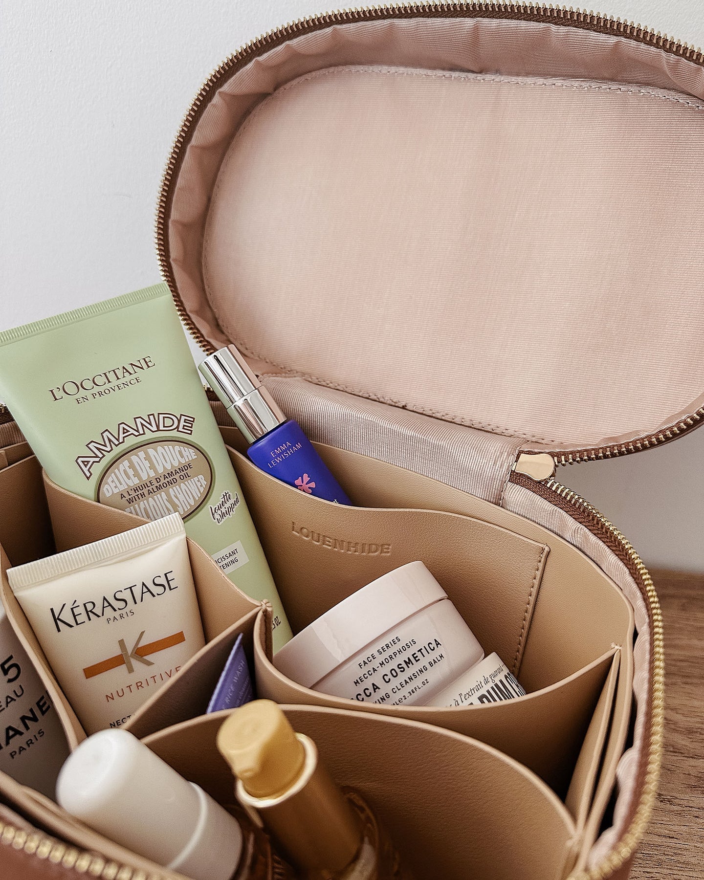 Juliette Vanity Case Tan - Pure Apotheca