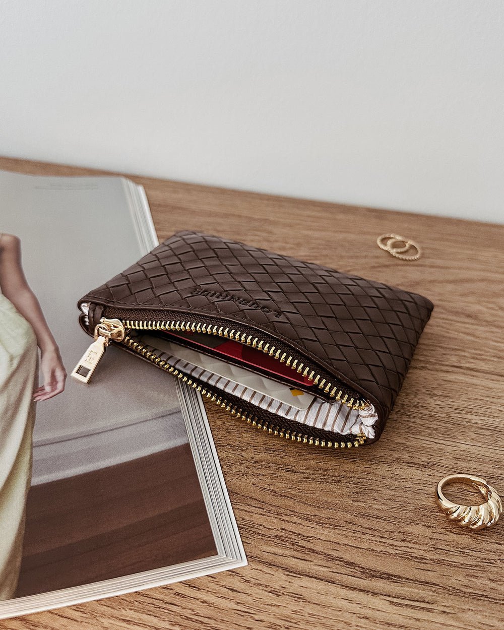 Kuta Purse Woven Chocolate - Pure Apotheca