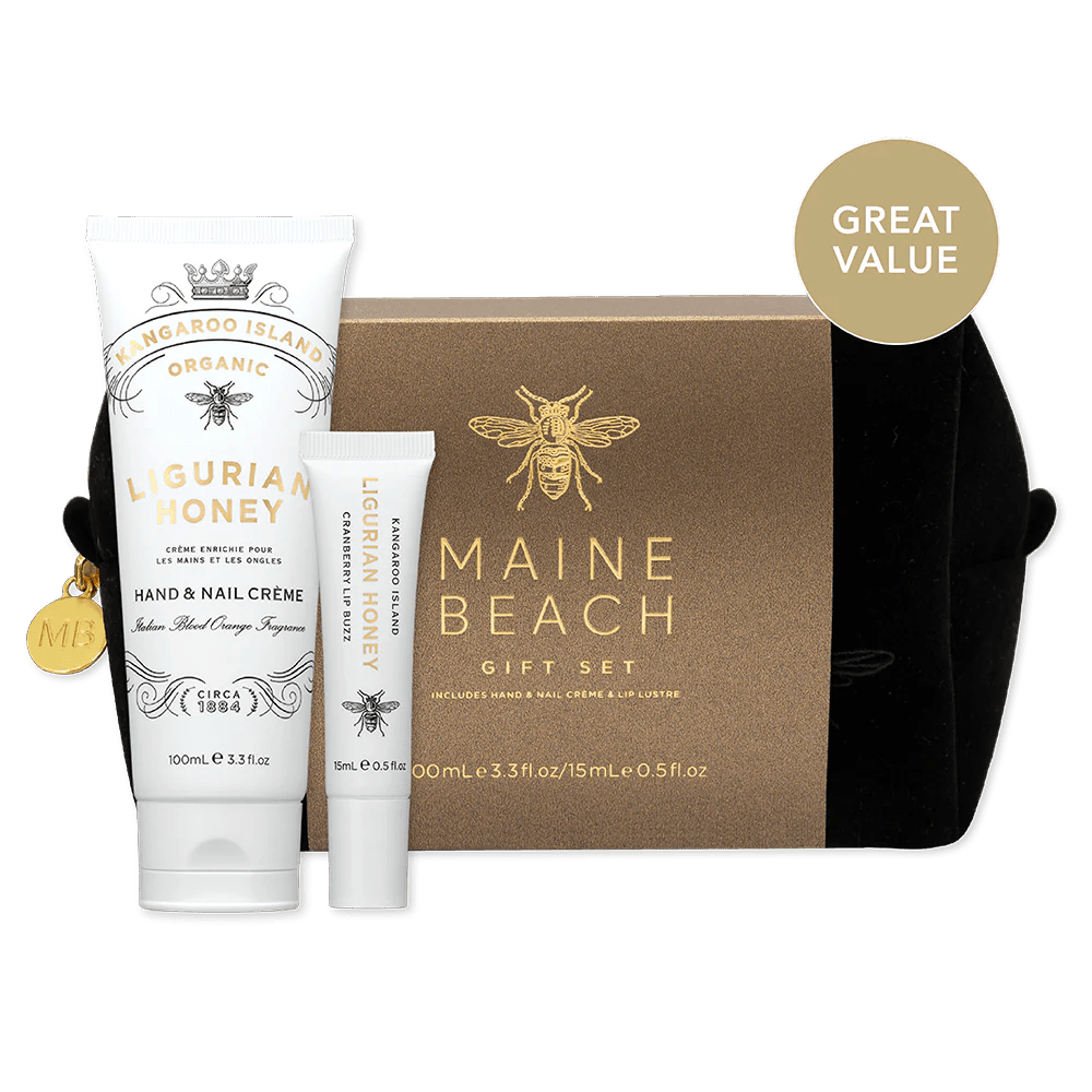 Ligurian Honey Vanity Bag Gift Set - Pure Apotheca