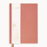 Linen Bound Tea Rose Bullet Journal - Pure Apotheca