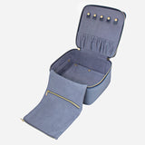 Luxe Velvet Jewellery Cube Large Storm - Pure Apotheca