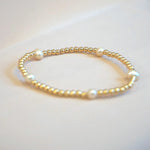 Marlow Pearl Gold Beaded Bracelet - Pure Apotheca