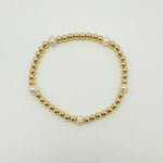 Marlow Pearl Gold Beaded Bracelet - Pure Apotheca