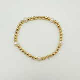 Marlow Pearl Gold Beaded Bracelet - Pure Apotheca