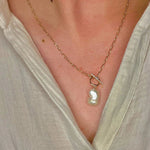 May Baroque Pearl Chain Necklace - Pure Apotheca
