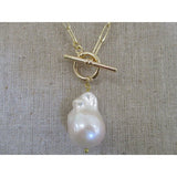 May Baroque Pearl Chain Necklace - Pure Apotheca