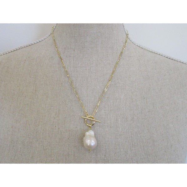 May Baroque Pearl Chain Necklace - Pure Apotheca