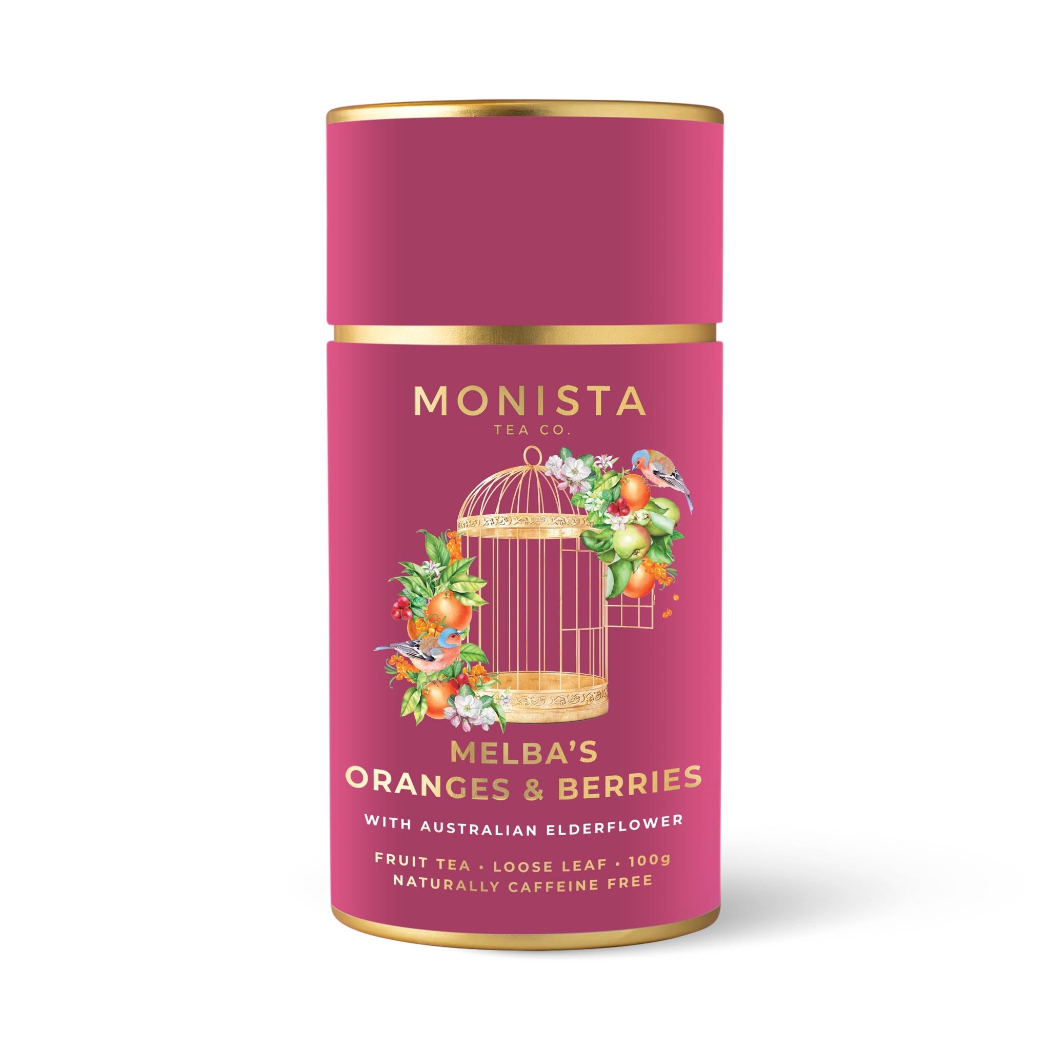 Monista Melba's Oranges & Berries Fruit Tea 100g - Pure Apotheca