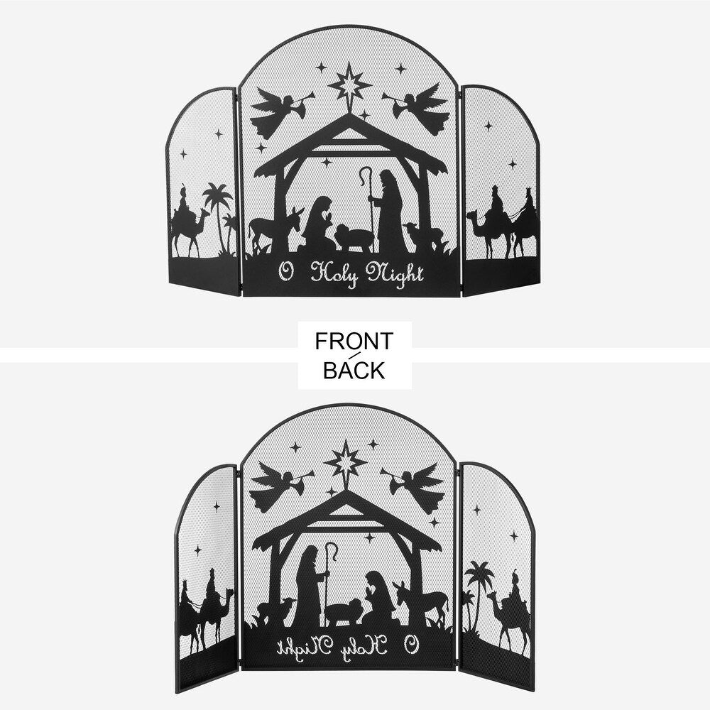 Nativity Fire Screen 123CM - Pure Apotheca