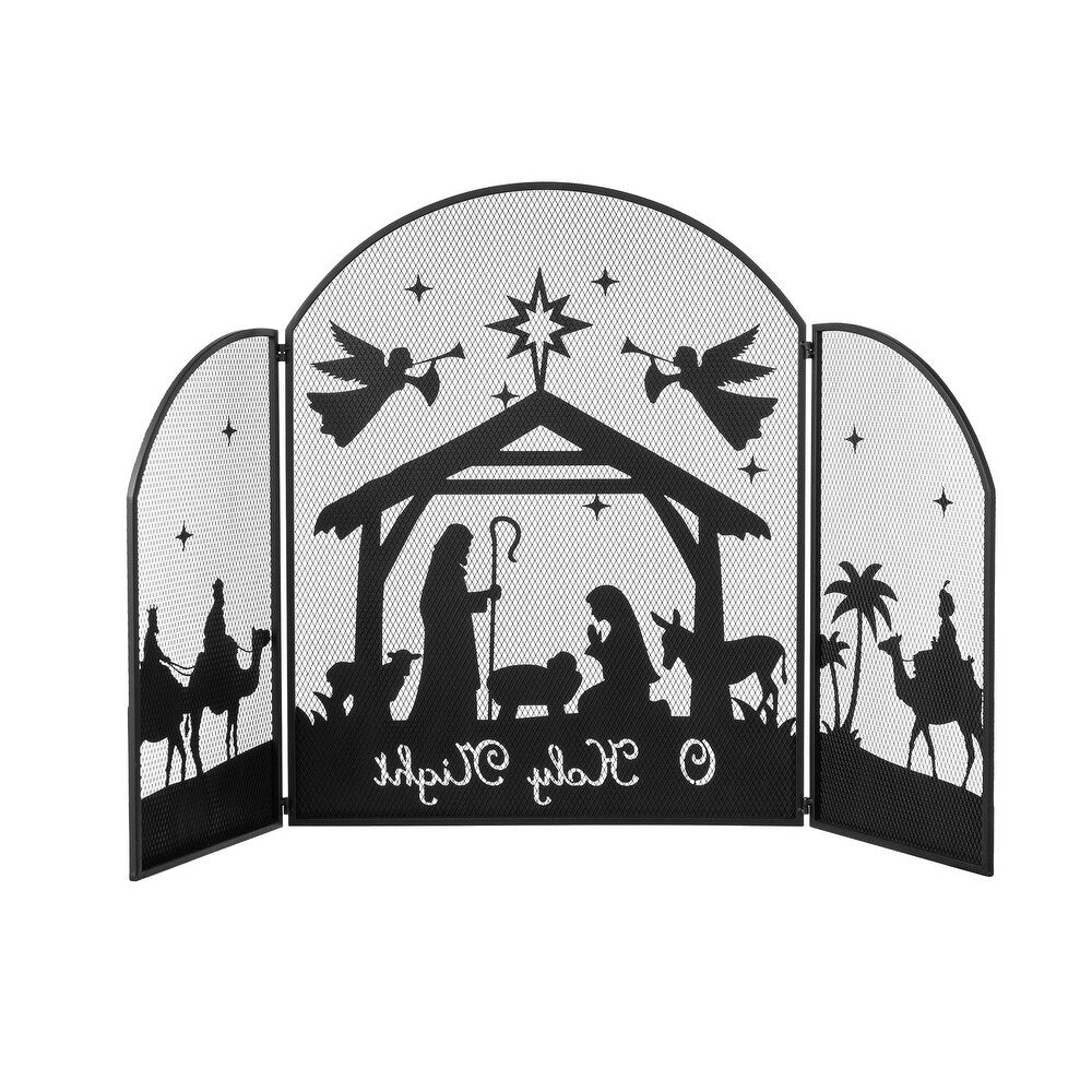 Nativity Fire Screen 123CM - Pure Apotheca