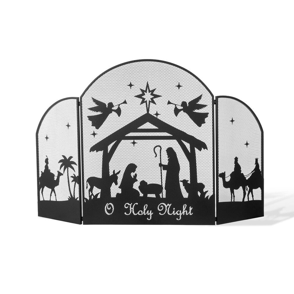 Nativity Fire Screen 123CM - Pure Apotheca