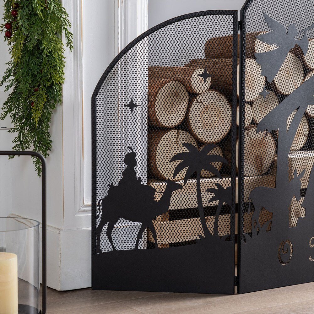 Nativity Fire Screen 123CM - Pure Apotheca