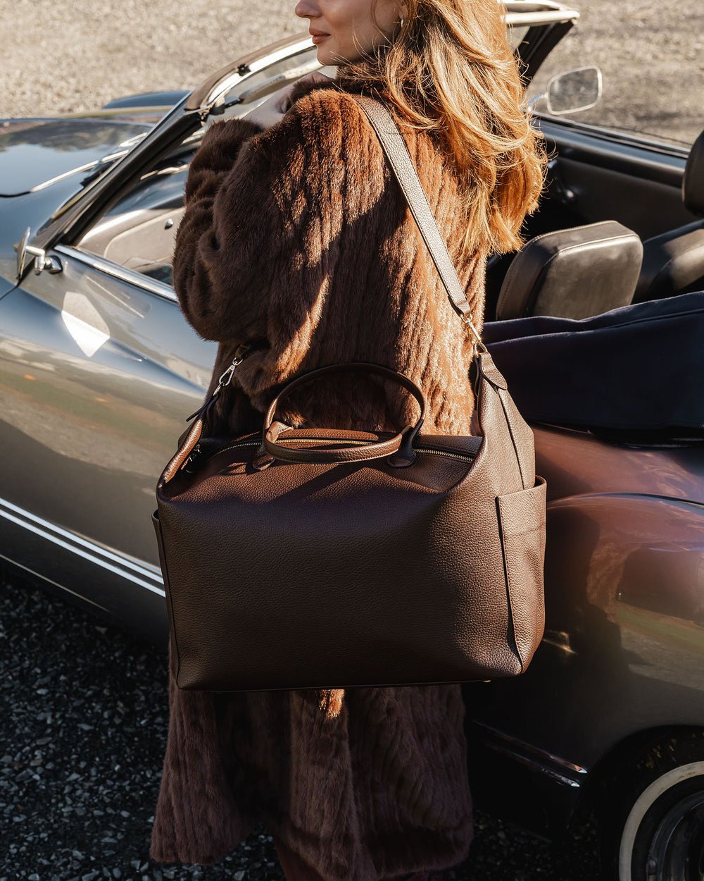 Ohio Overnight Bag Chocolate - Pure Apotheca