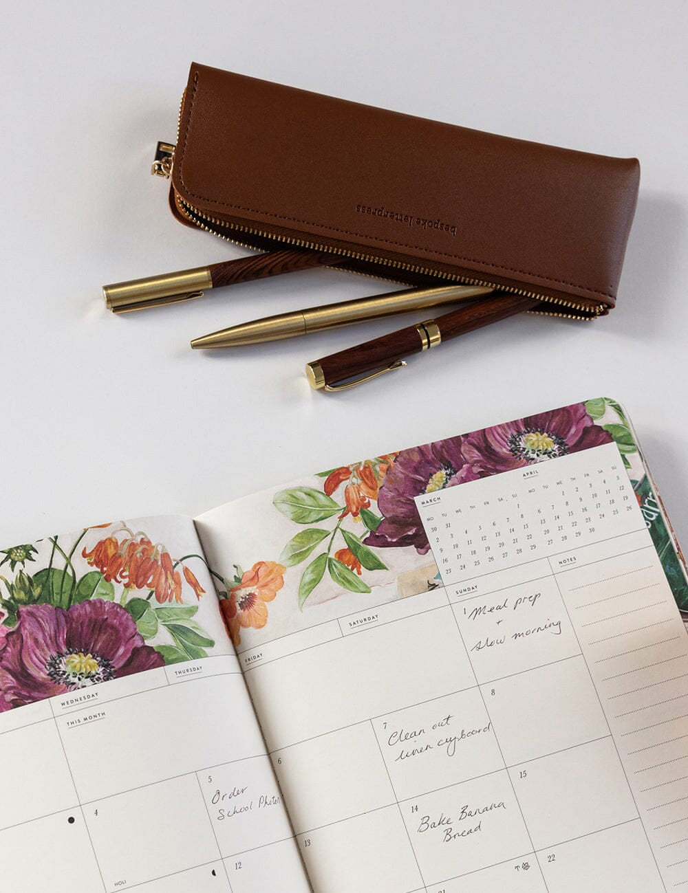 Pencil Case Slim - Espresso - Pure Apotheca