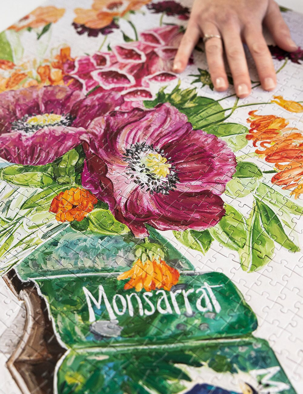 Poppies & Foxglove 1000pc Puzzle - Pure Apotheca