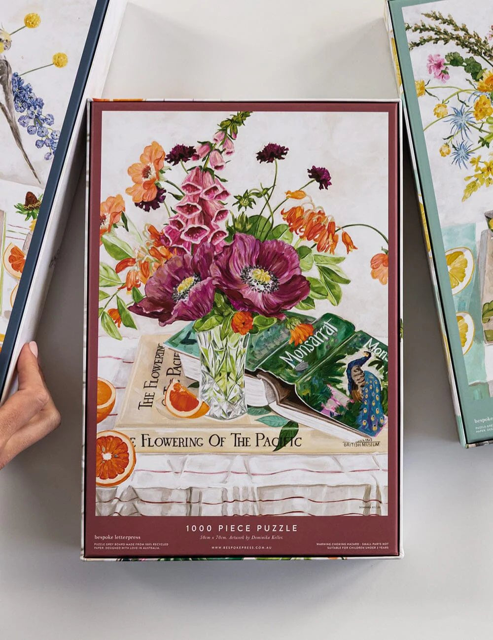 Poppies & Foxglove 1000pc Puzzle - Pure Apotheca