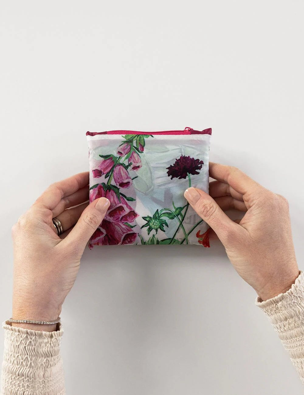 Poppies & Foxgloves Reusable Large Shopping Bag - Pure Apotheca