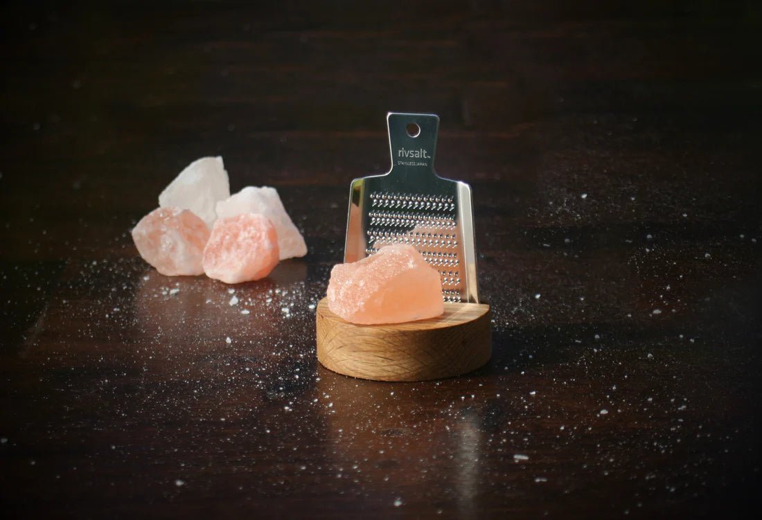 Rivsalt Himalayan Rock Salt & Grater 40g - Pure Apotheca