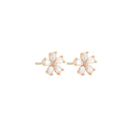 Rose Gold Fleur Studs - Pure Apotheca