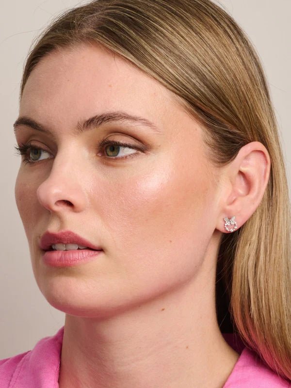 Silver Butterfly Garland Earring - Pure Apotheca