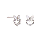Silver Butterfly Garland Earring - Pure Apotheca