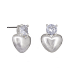 Silver Crystal Caramia Earring - Pure Apotheca