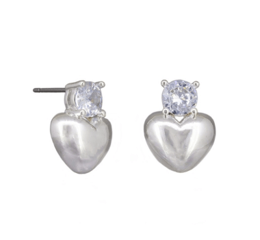 Silver Crystal Caramia Earring - Pure Apotheca