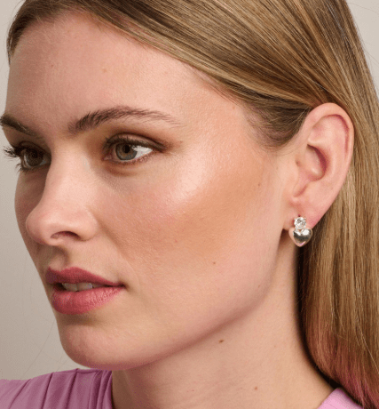 Silver Crystal Caramia Earring - Pure Apotheca