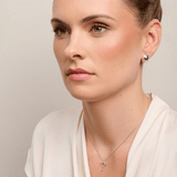 Silver Rope Bow Necklace - Pure Apotheca