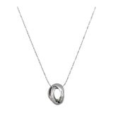 Silver Triple Ring Necklace - Pure Apotheca