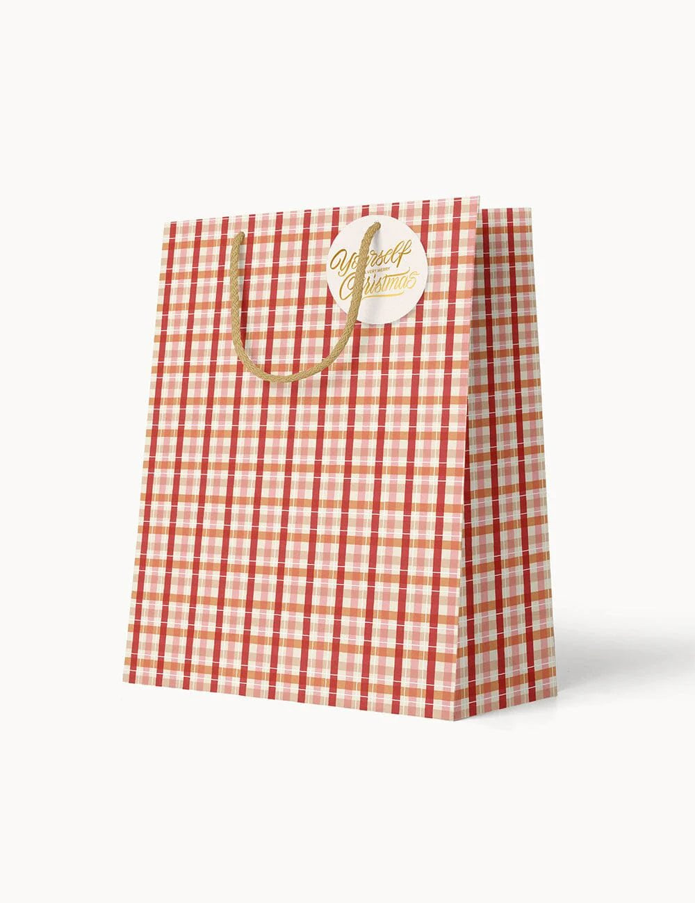 Small Gift Bag - Christmas Tartan - Pure Apotheca