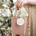 Small Gift Bag - Christmas Tartan - Pure Apotheca