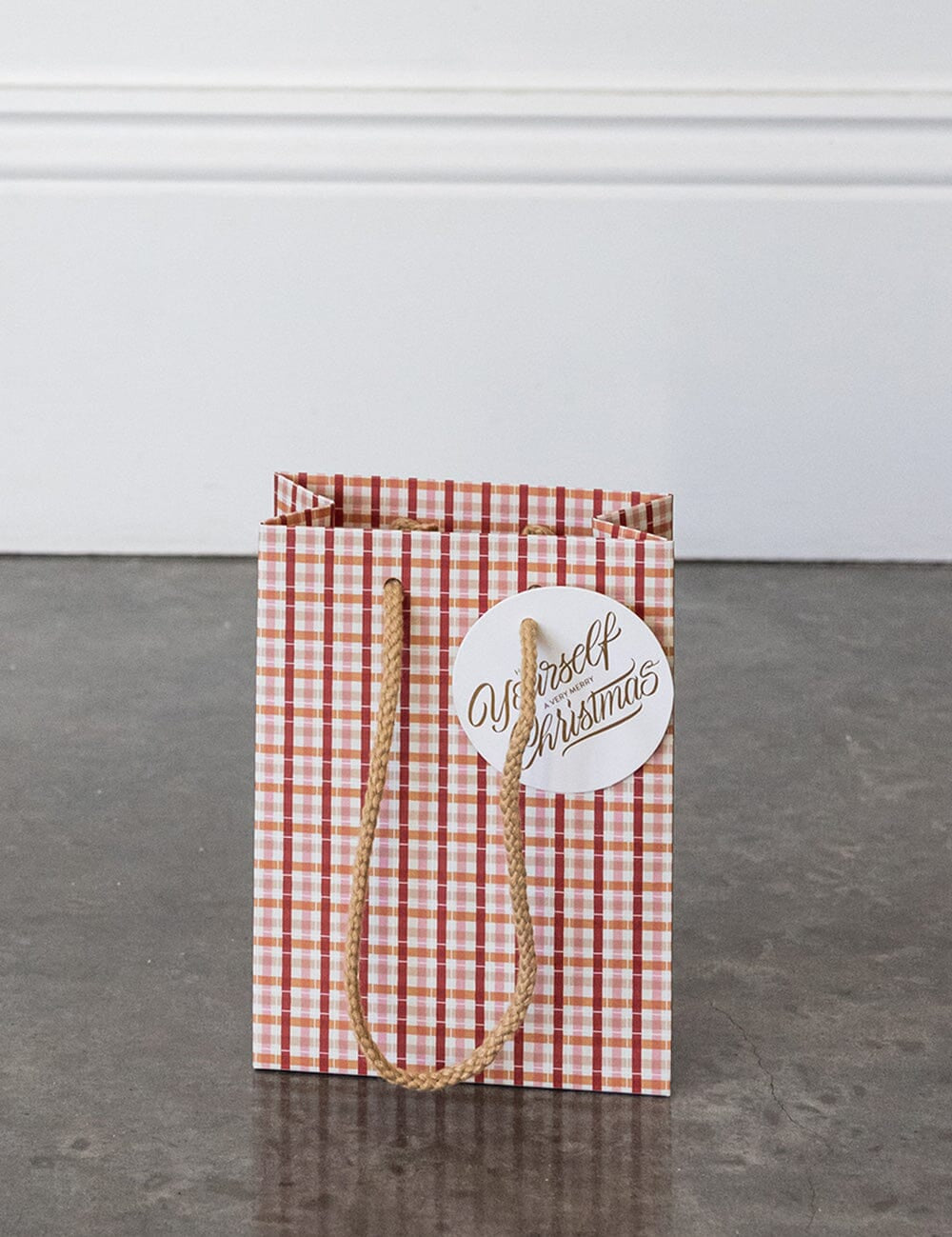 Small Gift Bag - Christmas Tartan - Pure Apotheca