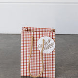Small Gift Bag - Christmas Tartan - Pure Apotheca