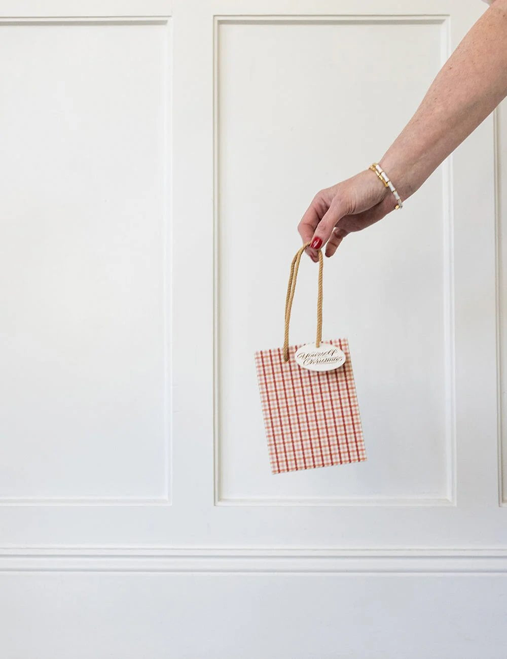 Small Gift Bag - Christmas Tartan - Pure Apotheca