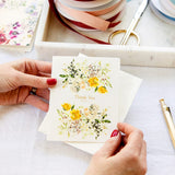 Thank You Very Much White Ranunculus Card - Pure Apotheca