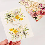 Thank You Very Much White Ranunculus Card - Pure Apotheca