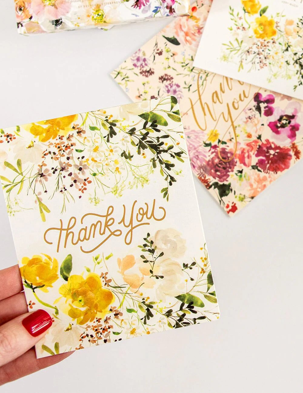 Thank you Yellow Ranunculus Card - Pure Apotheca