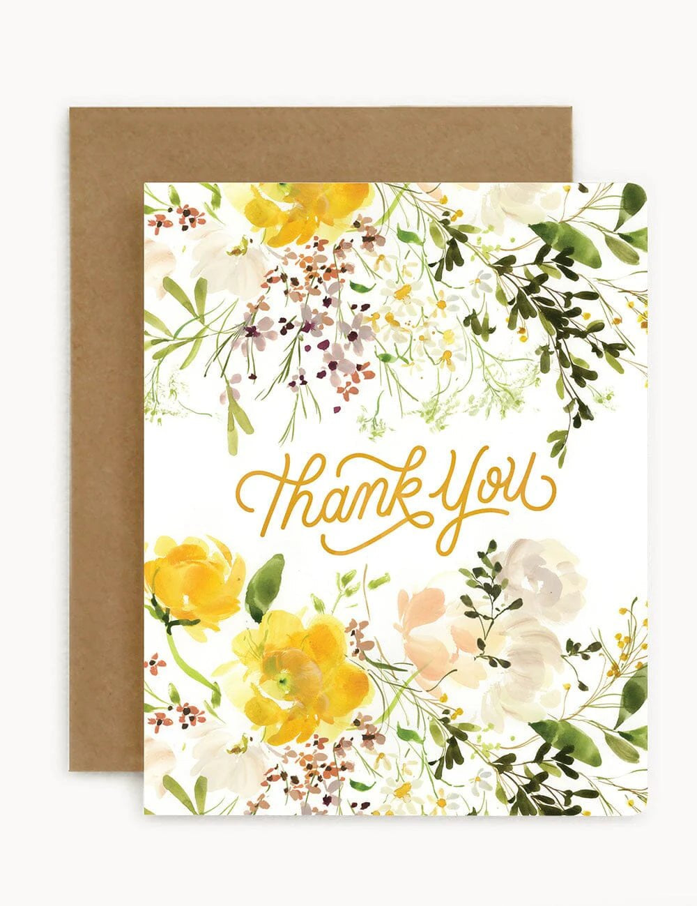Thank you Yellow Ranunculus Card - Pure Apotheca