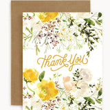 Thank you Yellow Ranunculus Card - Pure Apotheca