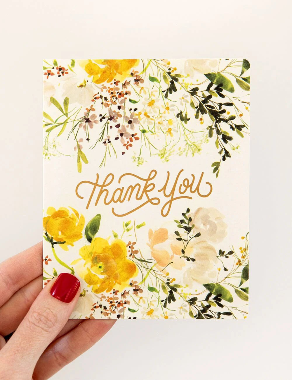 Thank you Yellow Ranunculus Card - Pure Apotheca
