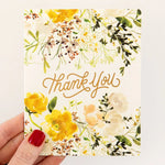 Thank you Yellow Ranunculus Card - Pure Apotheca