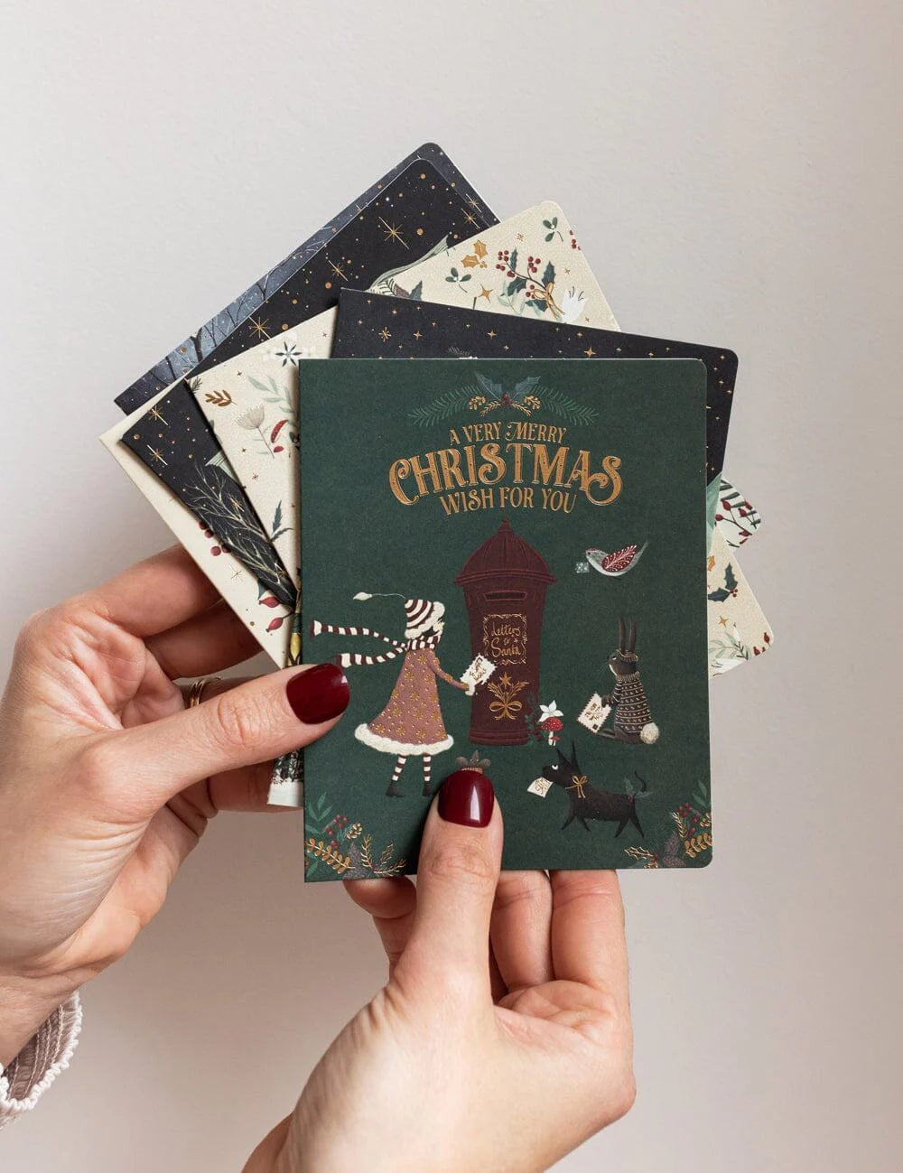 The Christmas Village Greeting Cards Boxed Set 6pk - Pure Apotheca