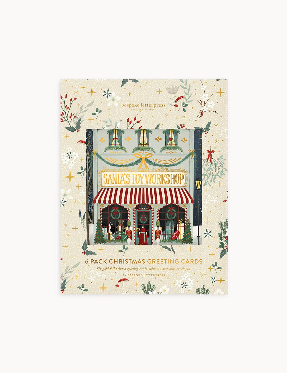 The Christmas Village Greeting Cards Boxed Set 6pk - Pure Apotheca