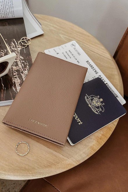 Venice Passport Holder Mocha - Pure Apotheca